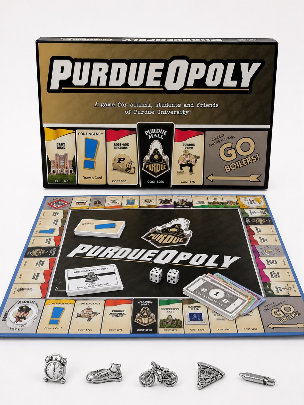 Purdueopoly Board Game – Purdue University Monopoly Edition Complete | Licensed